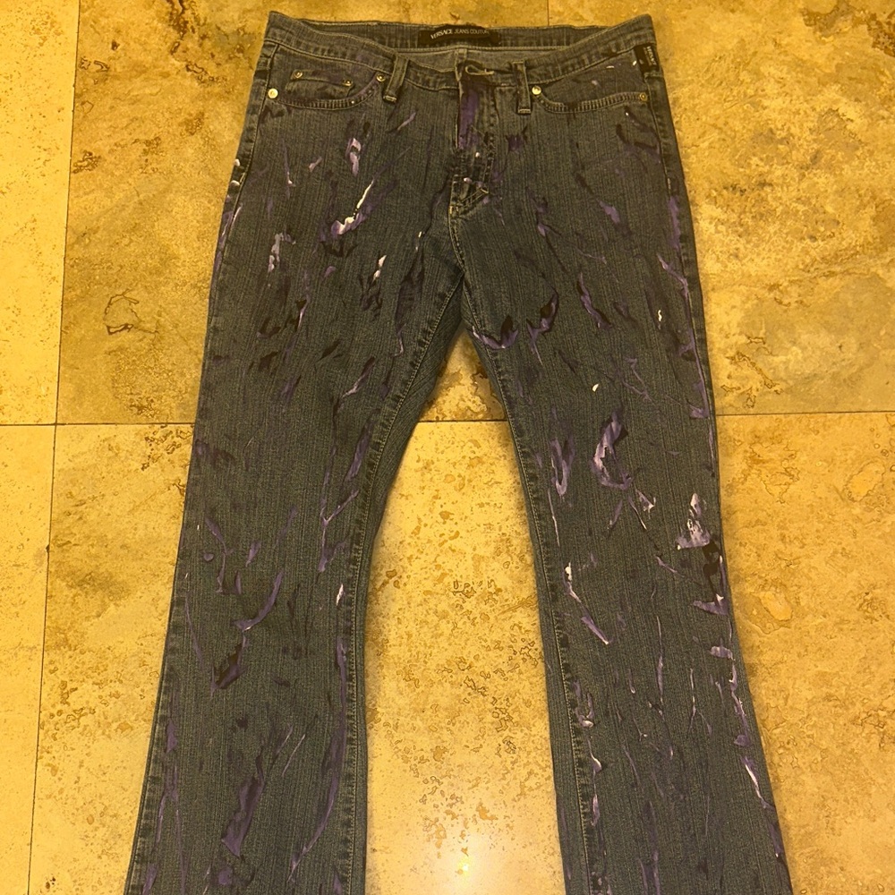 Versace jeans couture women Purple Accented Jeans